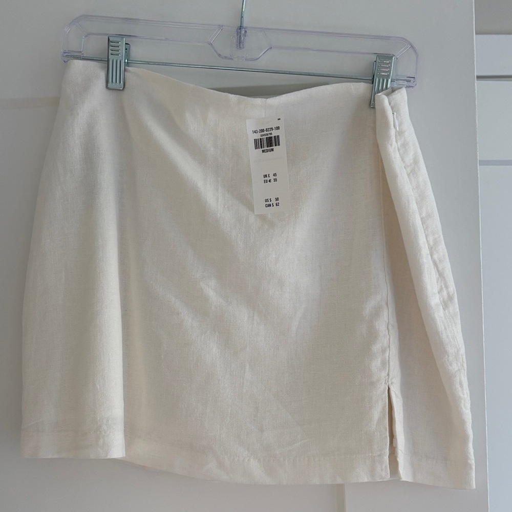 NWT Abercrombie & Fitch Linen Mini Skirt